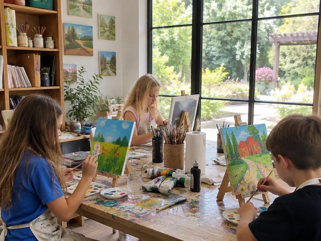 Atelier 112 Kunstschule: Malen und Töpfern