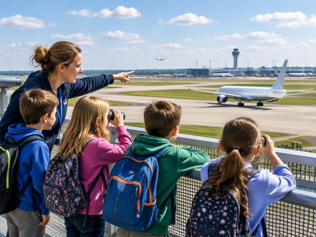 Besucherpark Flughafen München: Flughafen-Rundfahrt