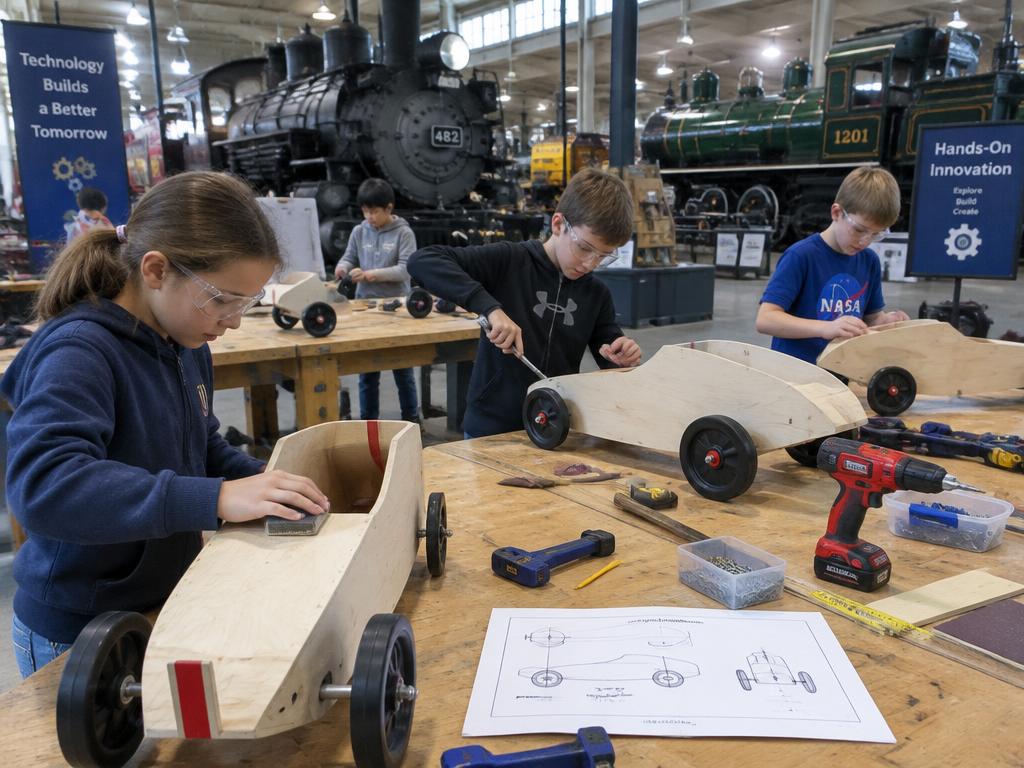 Deutsches Technikmuseum: Seifenkisten bauen