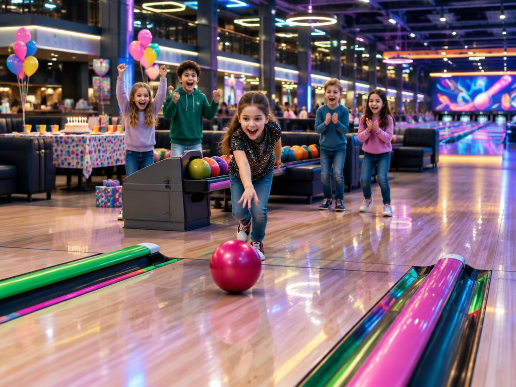Dream-Bowl Palace Unterföhring: Kinderbowling im Bowlingpalast