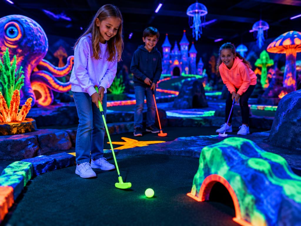 Exus Gröbenzell: 3D-Neongolf & Team-Abenteuer