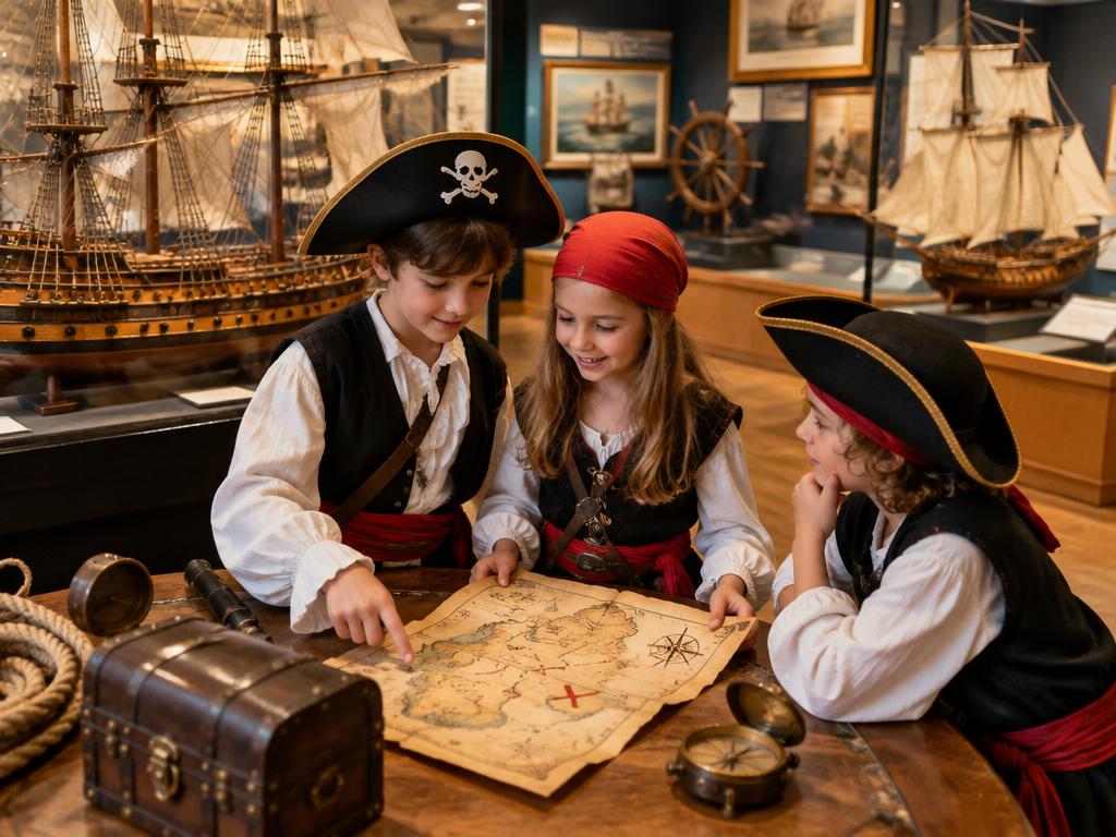 Internationales Maritimes Museum: Piraten-Schatzsuche