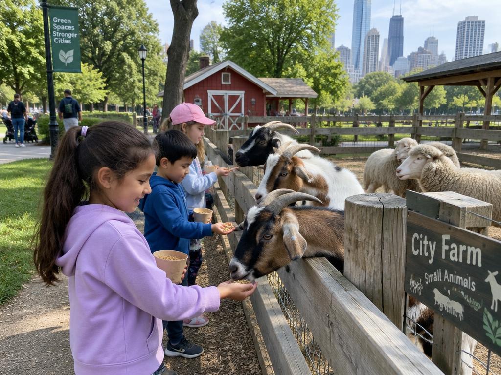 Kinderbauernhof Görlitzer Park: Feiern bei den Hoftieren