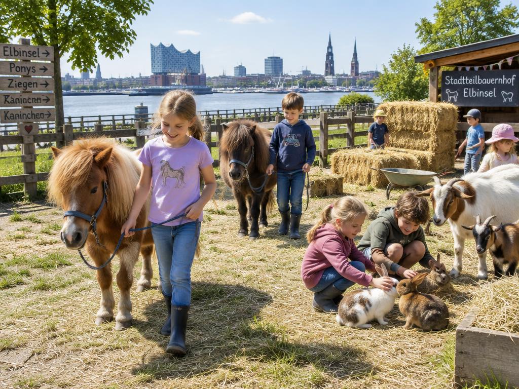 Kinderbauernhof Kirchdorf: Bauernhoffeier mit Ponys