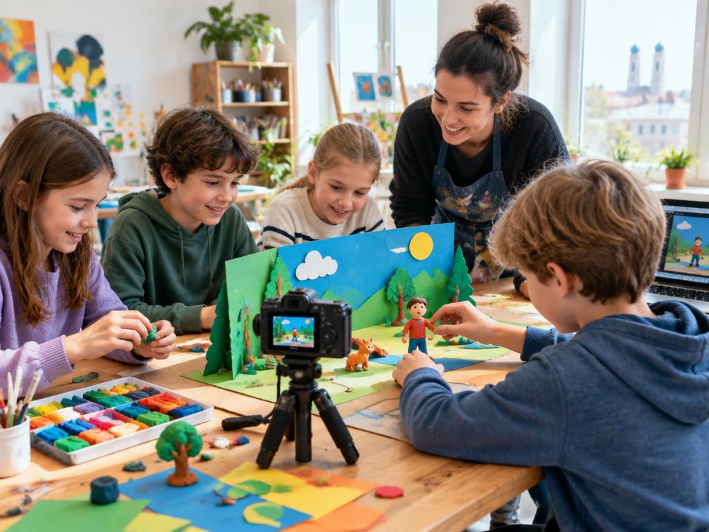 Kinderkunsthaus Schwabing-West: Kunst & Trickfilm