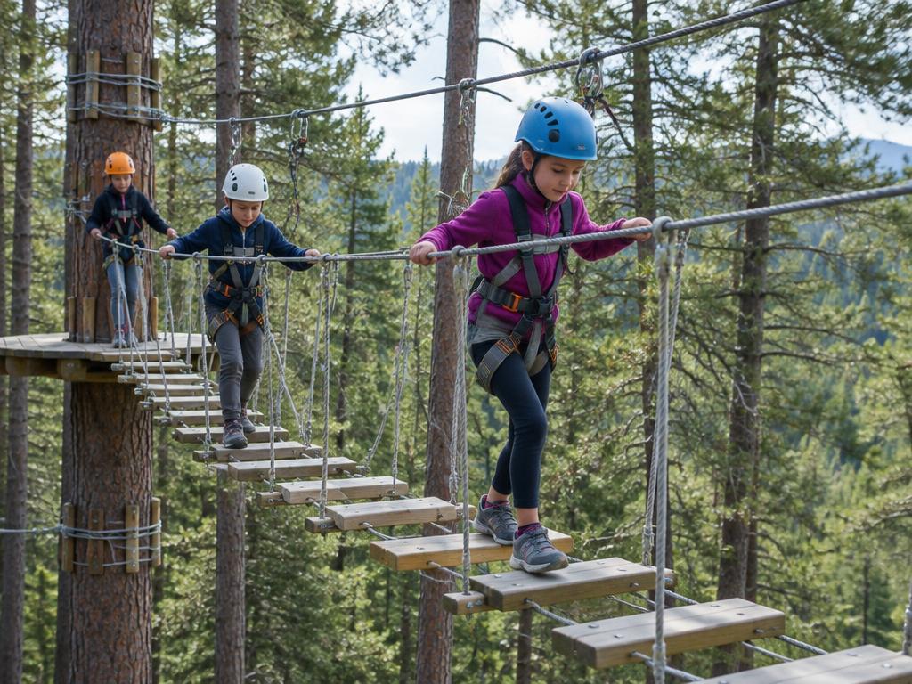 Kletterwald Wuhlheide: Kletterpark im Wald