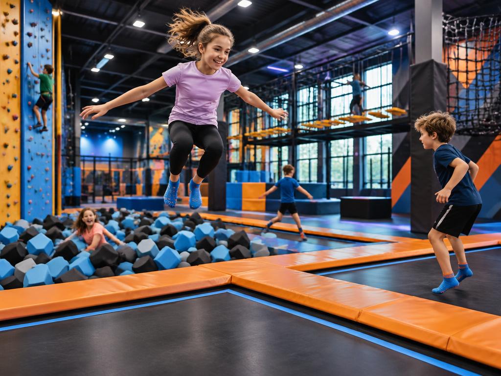 MAXX Arena Kirchheim: Trampolin, Ninja & Klettern