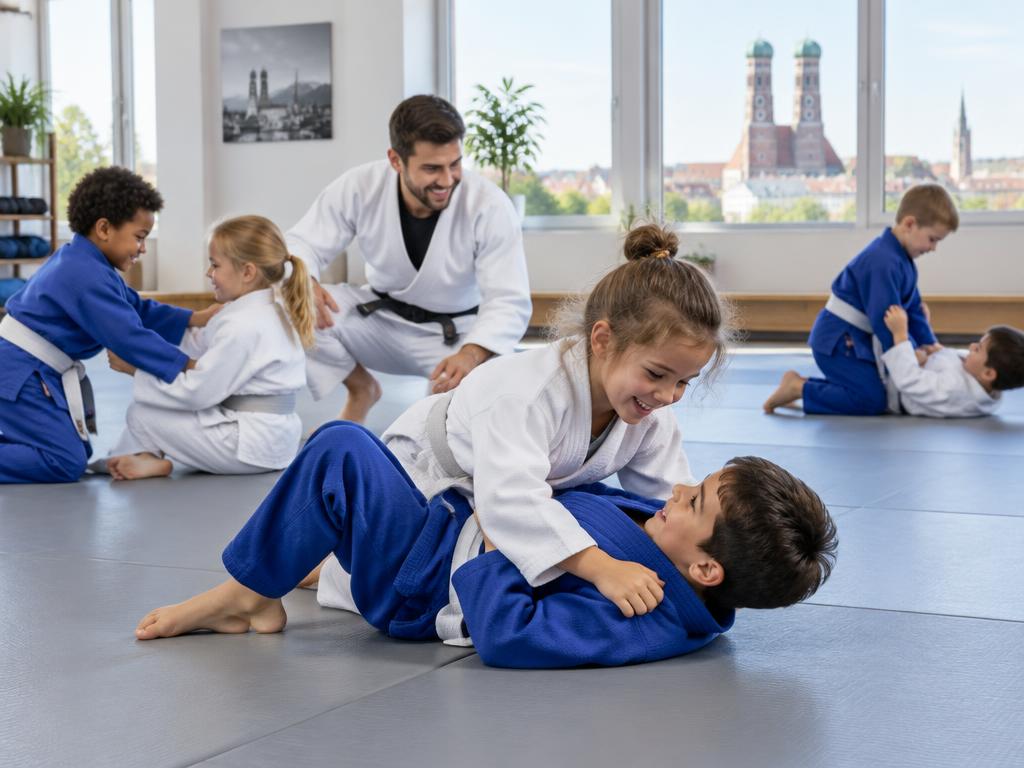 Munich MMA Kindergeburtstag: Jiu-Jitsu mit Kids-Coach