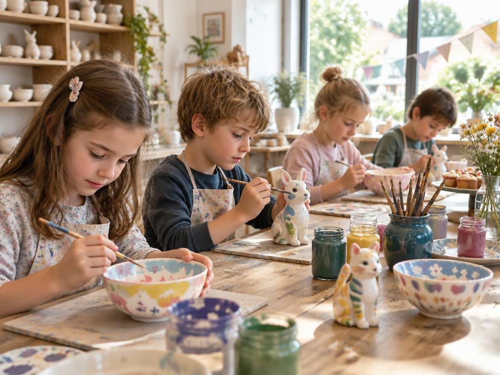 pottery and painting Planegg: Keramik selbst bemalen